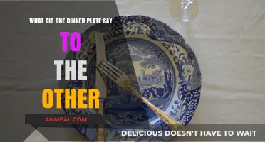 Dinner Plate Banter: A Humorous Conversation Between Two Table Companions
