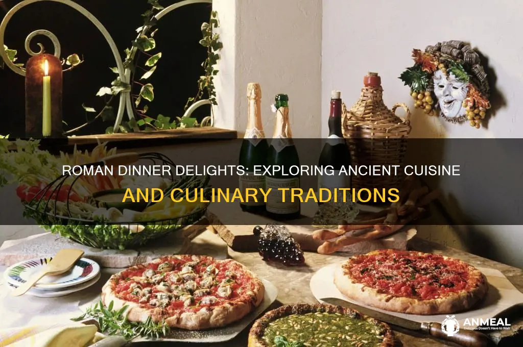 what did romans have for dinner