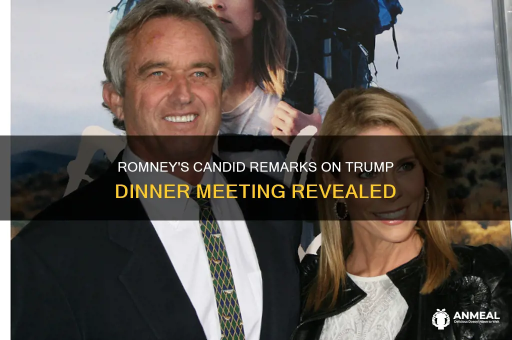 what did romney say about dinner meeting with trump