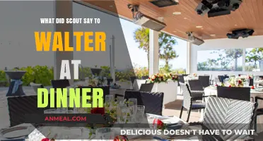 Scout's Dinner Etiquette: Her Remarkable Words to Walter Explained