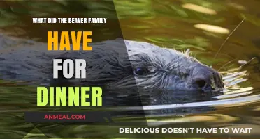 A Night in the Lodge: The Beaver Family's Dinner Adventure