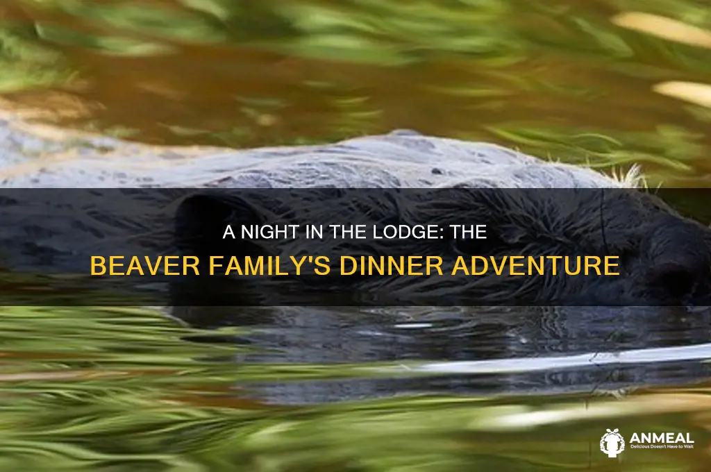 what did the beaver family have for dinner