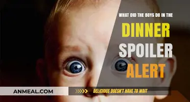 Dinner Spoiler: Unveiling the Boys' Shocking Actions at the Table