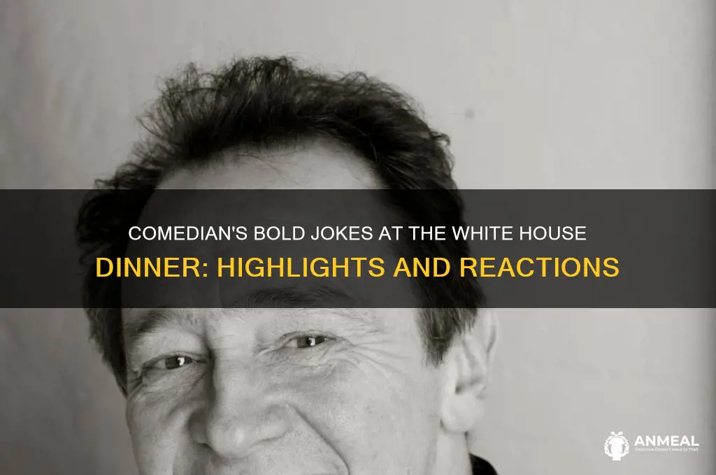 what did the comedian say at the white house dinner