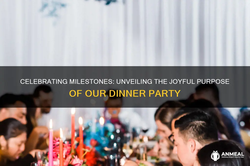 what did the dinner party celebrate