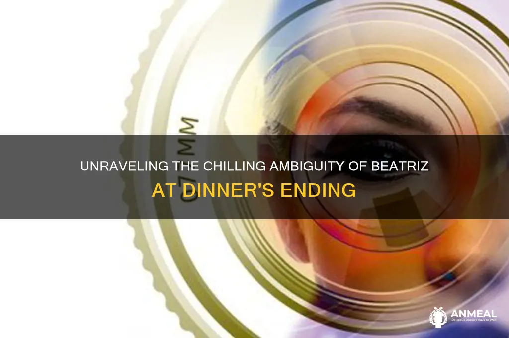 what did the ending of beatriz at dinner mean