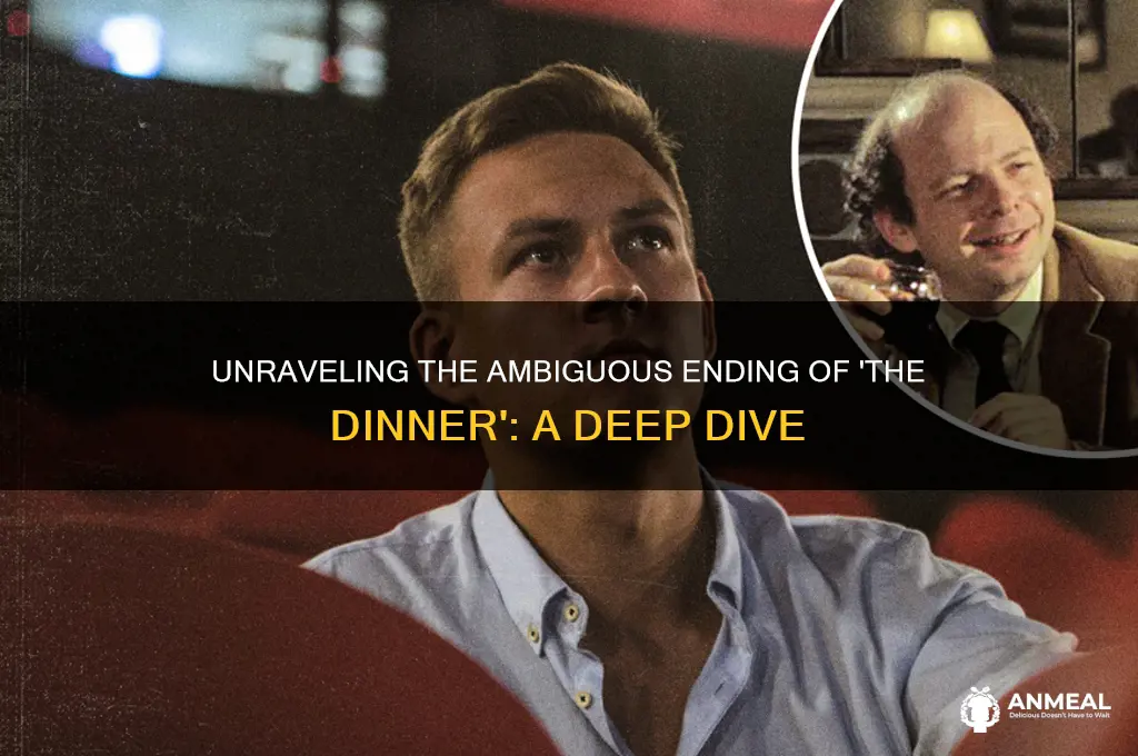 what did the ending of the movie the dinner mean
