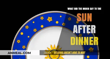 Moon's Post-Dinner Wit: A Celestial Quip to the Sun's Glow