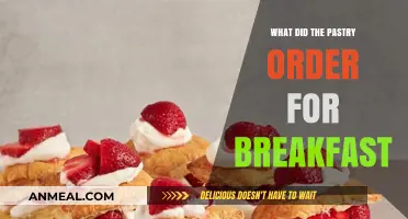 What Did the Pastry Order for Breakfast? A Whimsical Tale