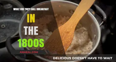 Morning Meals in the 1800s: Uncovering Breakfast's Historic Names