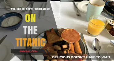 Titanic's Morning Feast: Uncovering the Breakfast Menu Aboard the Ship