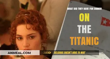 Titanic's Final Feast: Uncovering the Dinner Menu of the Doomed Ship