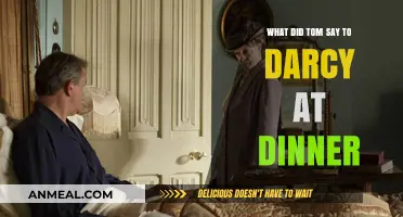 Tom's Surprising Dinner Remark to Darcy: Unveiling the Conversation