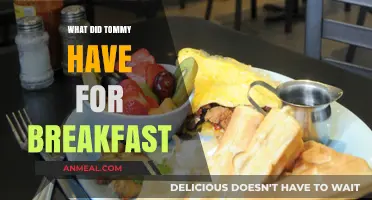 Tommy's Breakfast: A Delicious Morning Meal Revealed