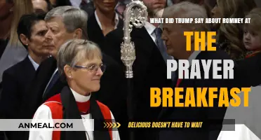 Trump's Blunt Remarks on Romney at the National Prayer Breakfast