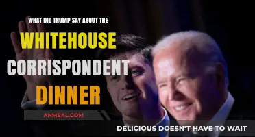 Trump's Remarks on the White House Correspondents' Dinner: A Breakdown
