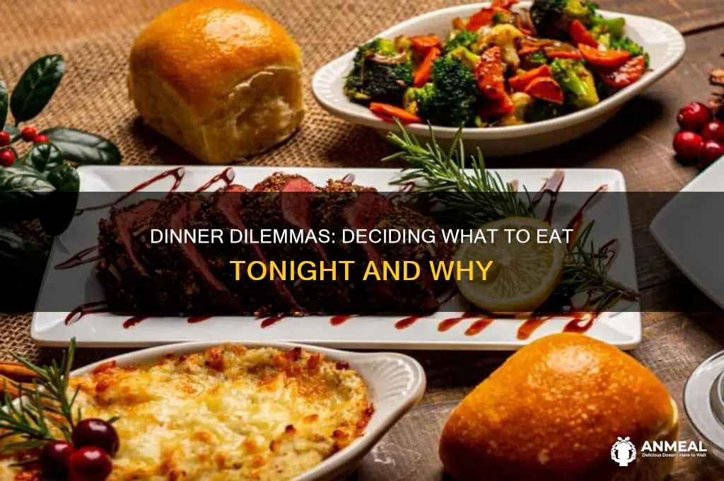 what did you feel like having for dinner