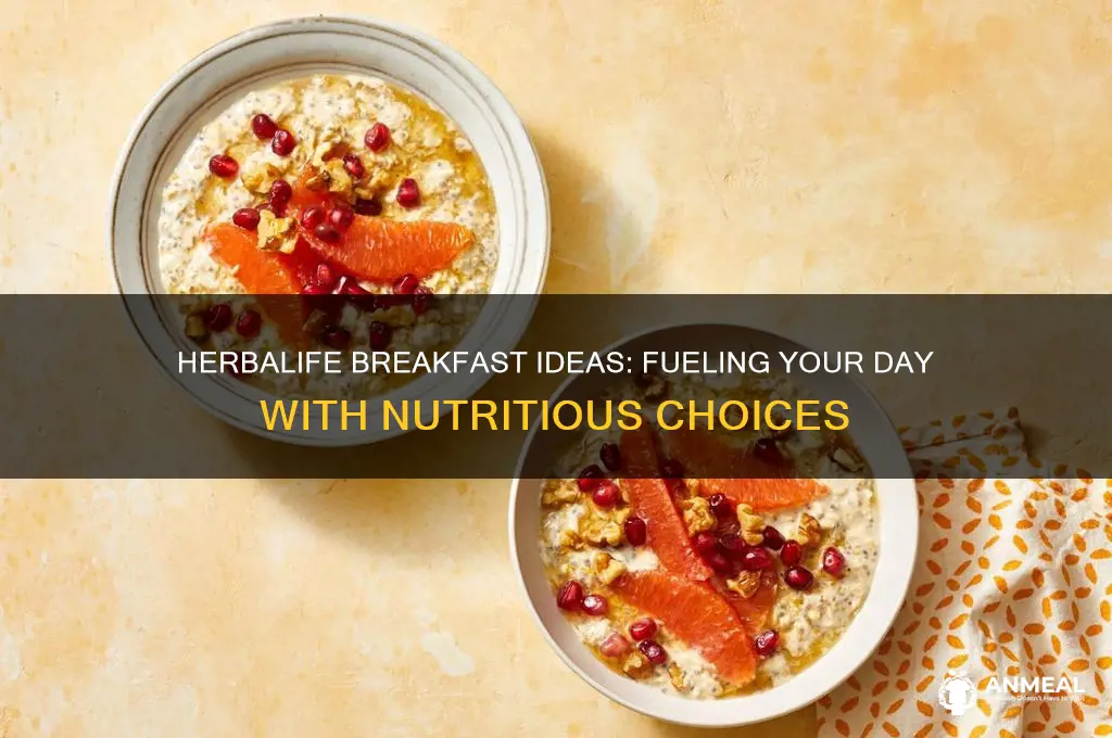 what did you have for breakfast herbalife