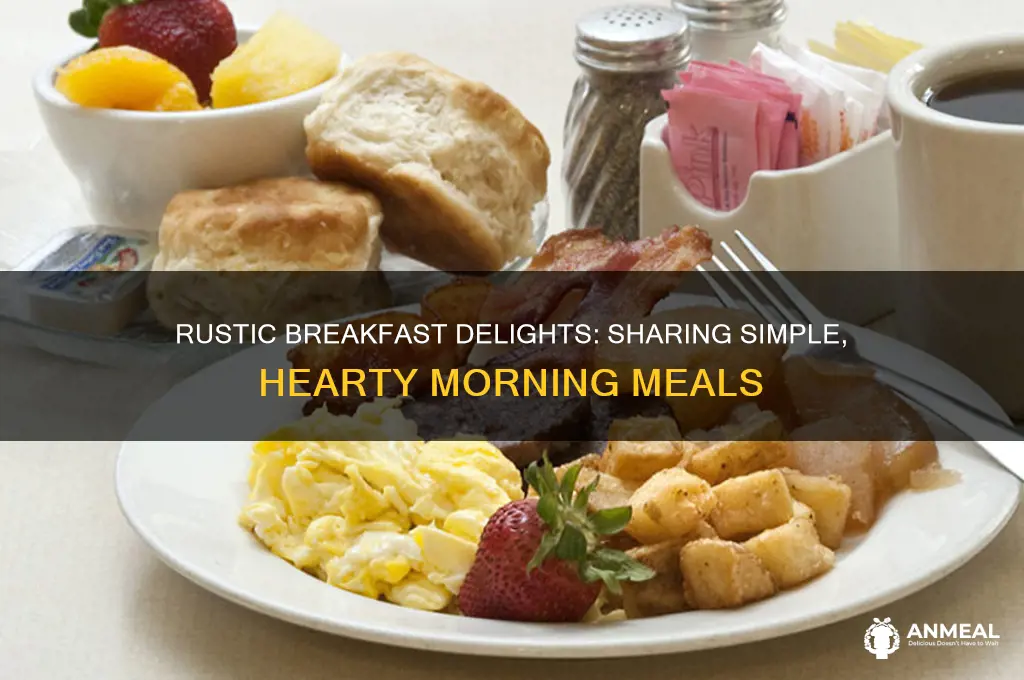 what did you have for breakfast rustic
