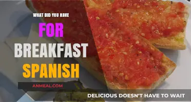 Delicious Spanish Breakfast Ideas: What Did You Have This Morning?