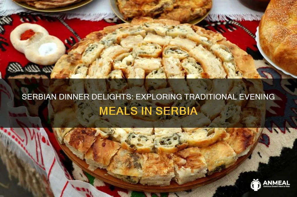 what did you have for dinner in serbian