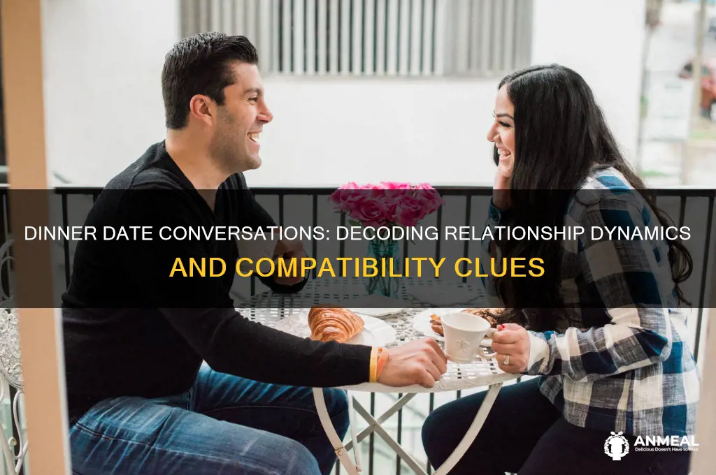 what dinner date topics say about yojr relationship