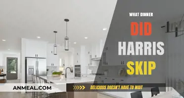 Harris Skips Dinner: Unraveling the Mystery Behind the Missed Meal