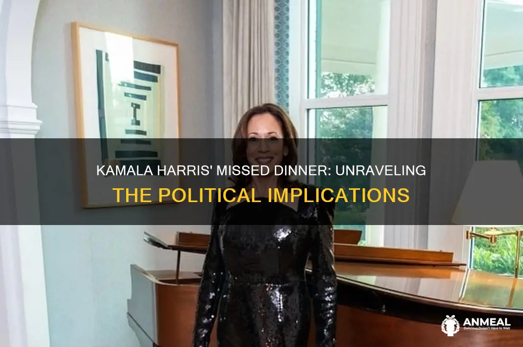 what dinner did kamala harris miss