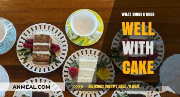 Delicious Dinner Pairings: Perfect Meals to Complement Your Cake Indulgence