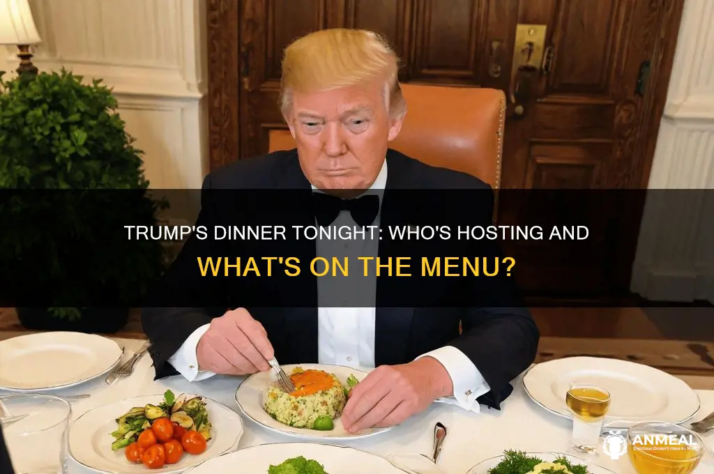what dinner is trump at tonight