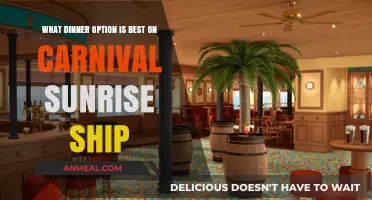 Top Carnival Sunrise Dinner Picks: Best Dining Options Aboard