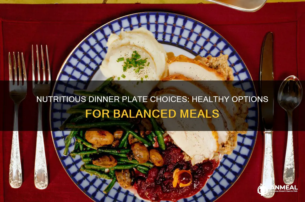 what dinner plates are mosthealthy