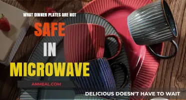 Microwave-Safe Dinnerware: Identifying Plates to Avoid for Safe Heating