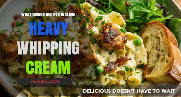 Creamy Delights: Dinner Recipes Featuring Heavy Whipping Cream