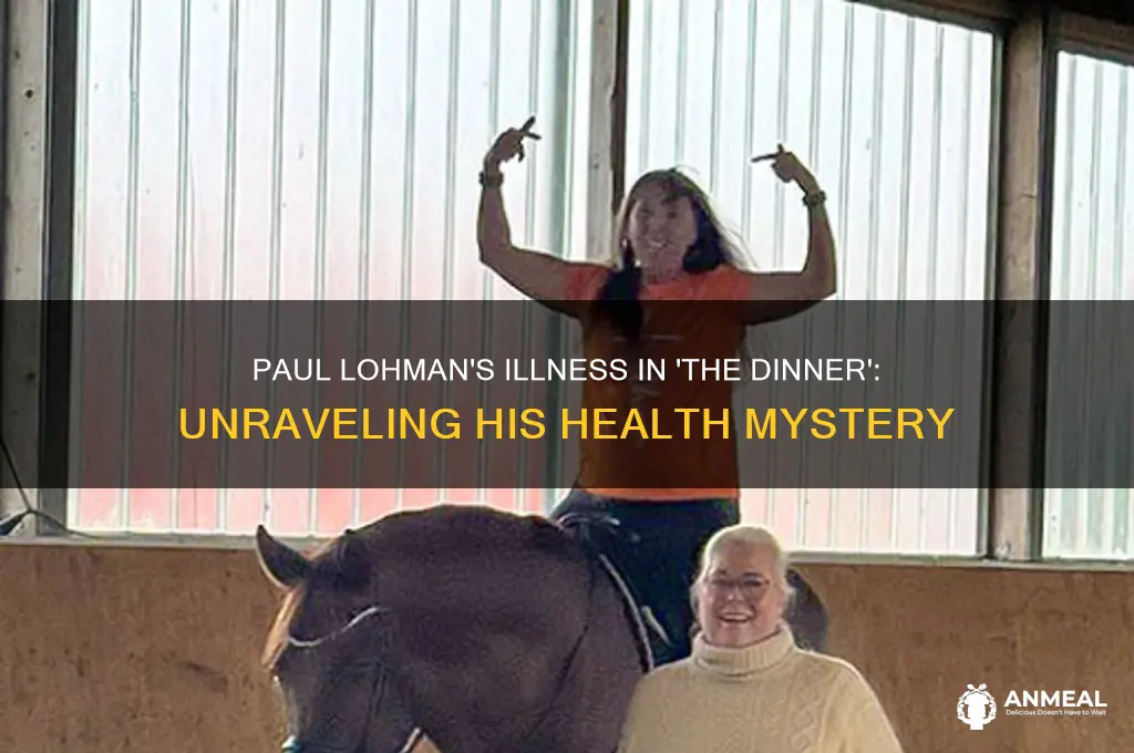 what disease does paul lohman have in the dinner