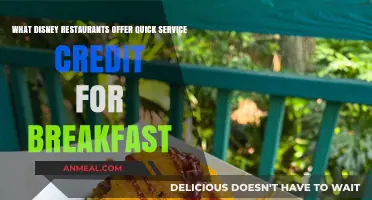 Disney Quick Service Breakfast Credits: Where to Use Them
