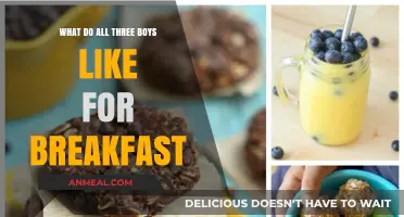 Breakfast Favorites: What Do All Three Boys Enjoy Most?