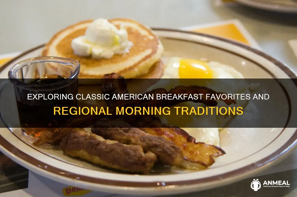 what do americans have for breakfast