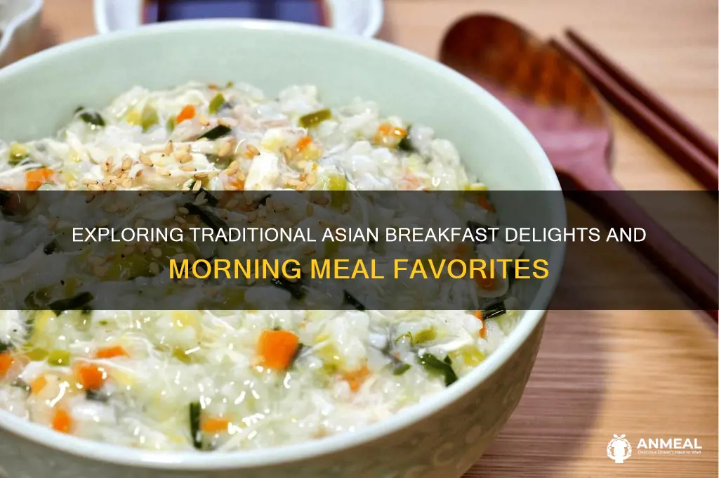 what do asians have for breakfast