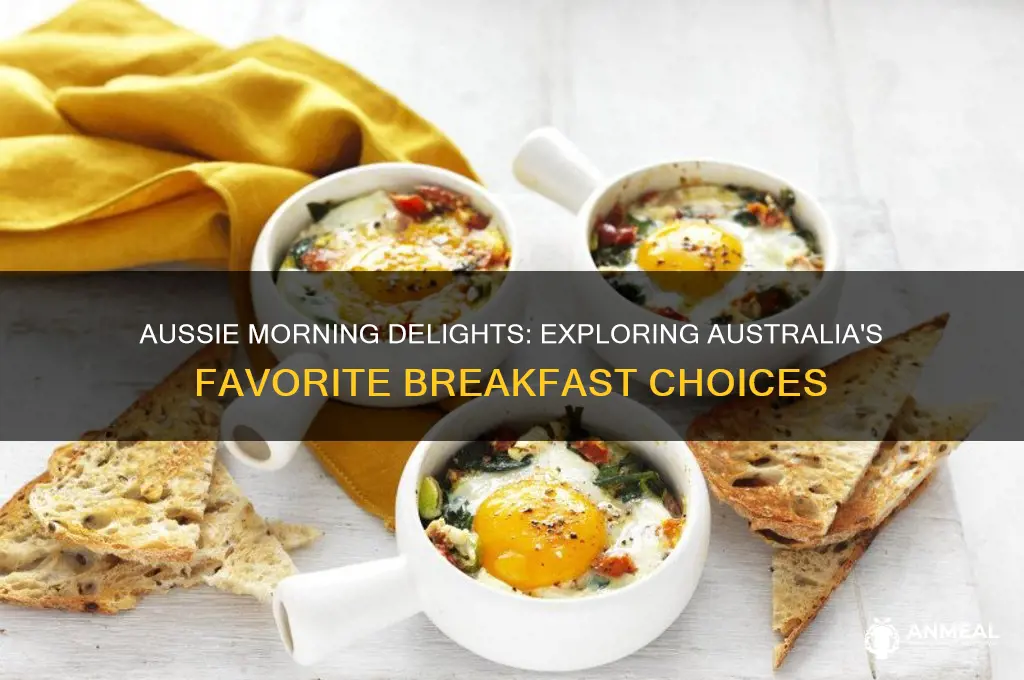 what do australians have for breakfast