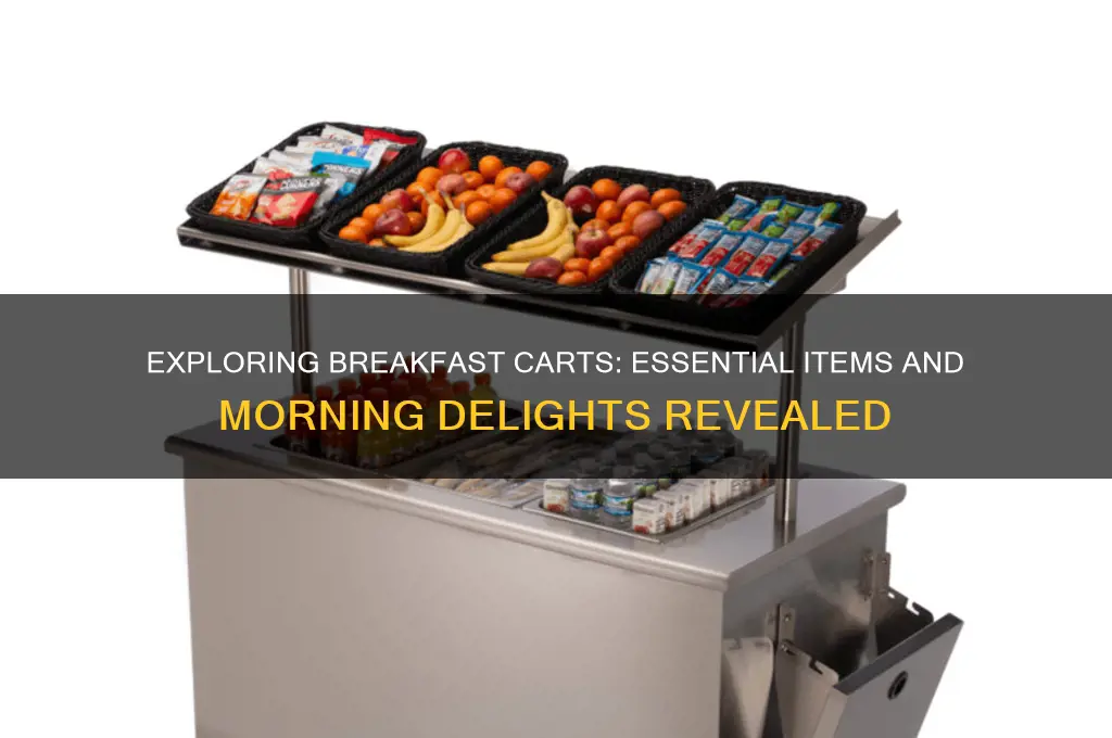what do breakfast carts have