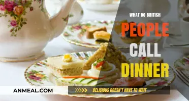 What Do British People Call Dinner? Unraveling UK Meal Terminology