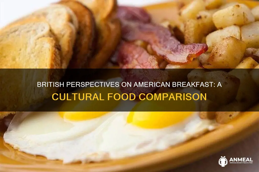 what do british think of us breakfast