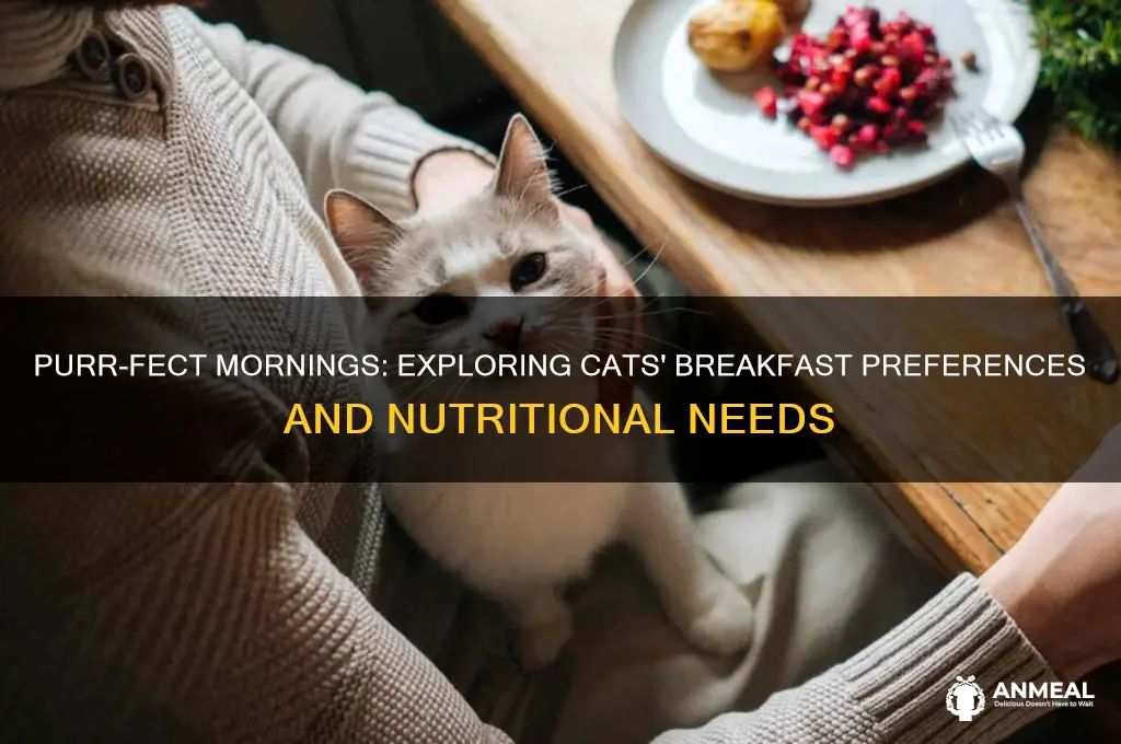 what do cats have for breakfast