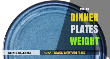 How Much Do Dinner Plates Weigh? A Comprehensive Guide