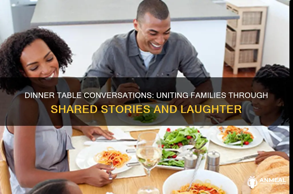 what do families talk about at dinner