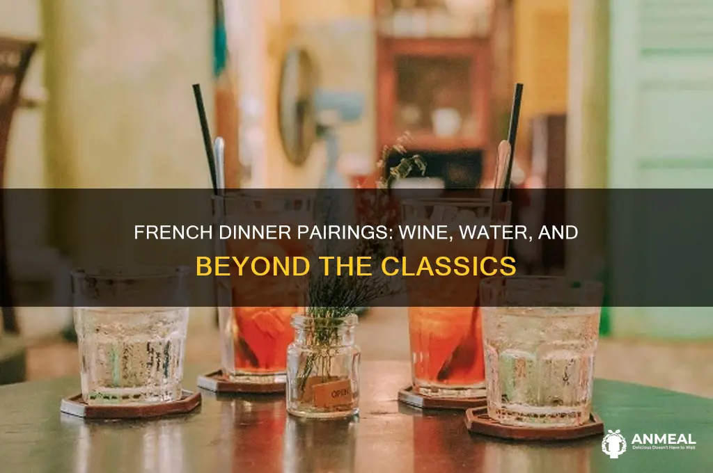 what do french drink with dinner