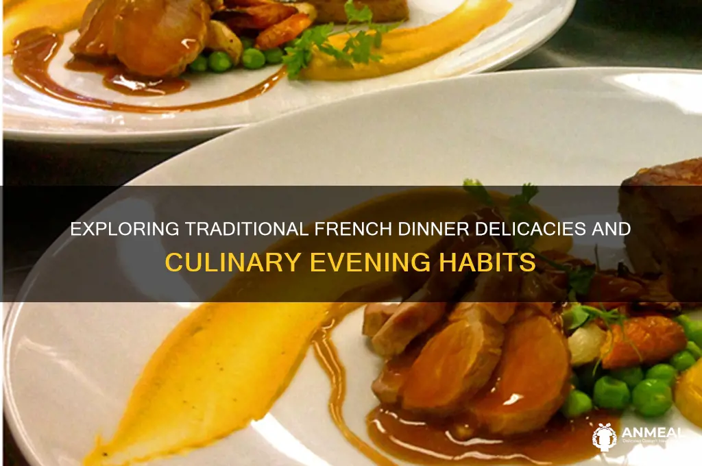 what do french people have for dinner