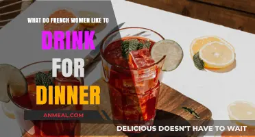 French Women's Dinner Drink Preferences: Wine, Cocktails, or Something Else?