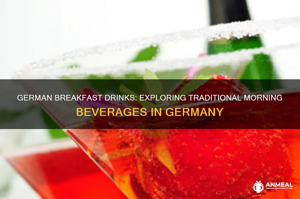 what do germans drink for breakfast